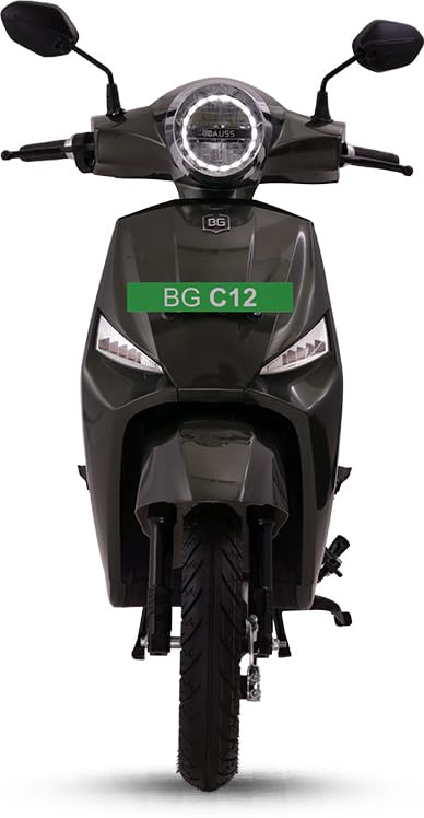 Image of BG C12i Ex Electric Scooter With Charger, Foliage Green (Advance Booking for Ex-Showroom)