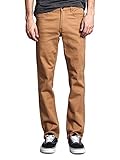 Victorious Men's Slim Fit Colored Jeans GS21 - Wheat - 40/34