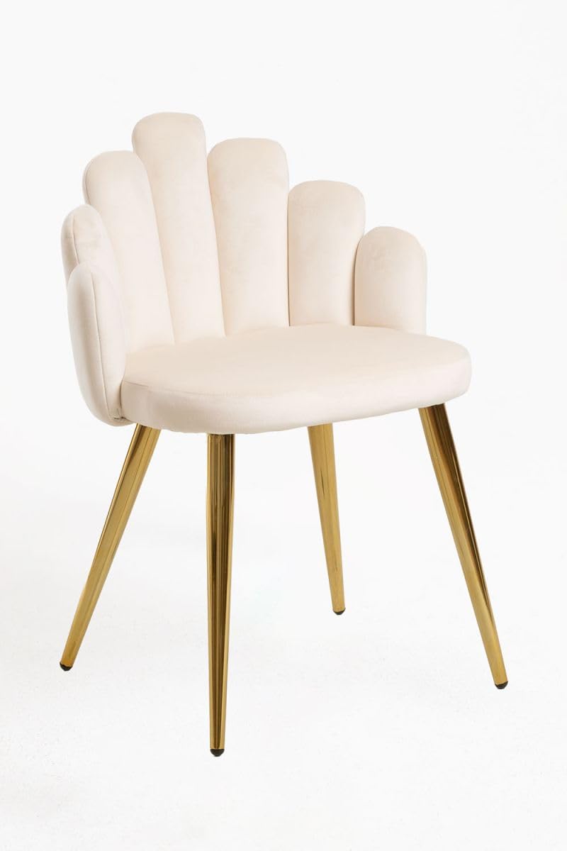 Silla Ceny Para Comedor - Diseño Moderno, Color Beige, Estructura Sólida, Cómoda Y Versátil