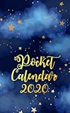  2022 Pocket Calendar Planner: 1 Year Weekly And Monthly Personal Checkbook Size Notebook Night Sky With Star For Women And Men Also For College Student And Nurse With Tabs Easy For Purse