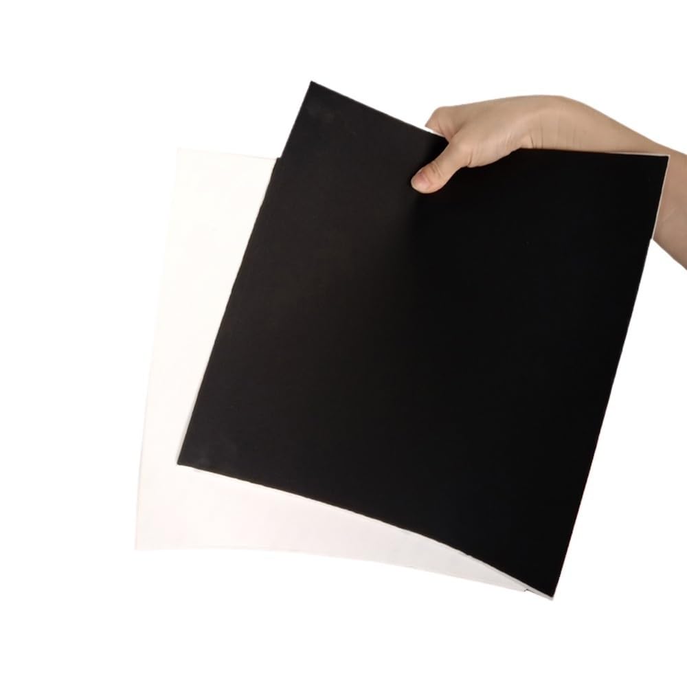 Foglio autoadesivo in gomma siliconica 300x300mm - Tappetino resistente alle alte temperature for uso alimentare for ammortizzazione 1pcs(White,300x300x1.5mm)