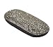 Sparkly Rhinestone Eyeglass Case Cute Handmade Hard Shell Glasses Box for Women, Black