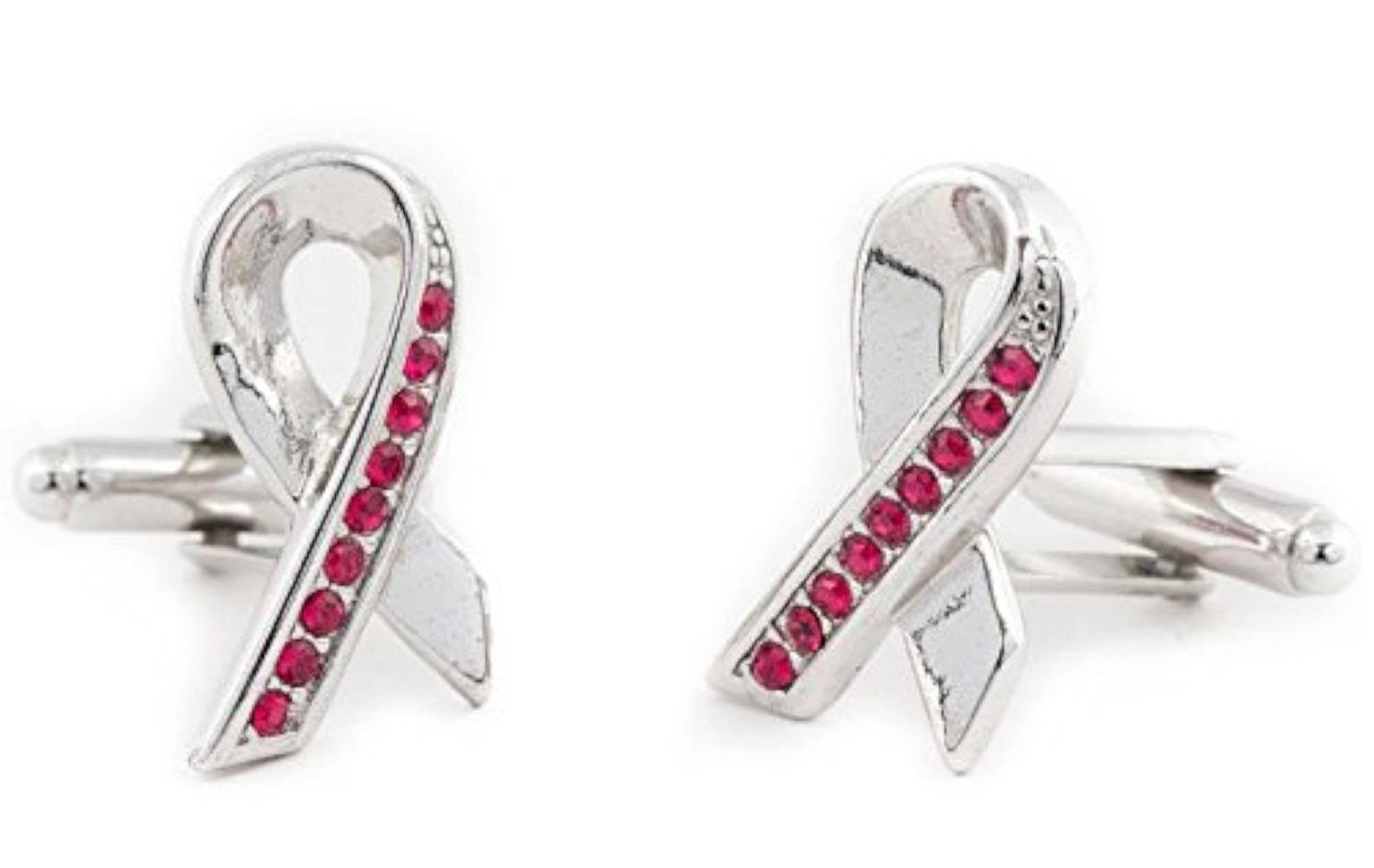 Red Aids Awareness Ribbon Cufflinks with Presentation Box