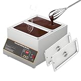 EpyGnom Elektrischer Schokoladen-Temperiermaschine mit digitaler Steuerung (500 W, Edelstahl) – Gerät zum Erwärmen und Schmelzen von Schokolade, Butter, Käse, Sahne, Milch, Kaffee und Desserts 2pots