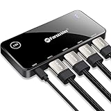 HDMI Switch 3 in 1 Out HDMI 2.0 4K@60Hz Switcher Splitter,4K HDMI Switch Box Hub with Remote Support