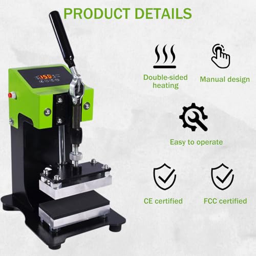 Machine de presse à chaud compacte 500W pour extraction de l'huile de Green