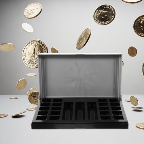 Caja de almacenamiento de monedas de plástico VILLCASE miniatura 6