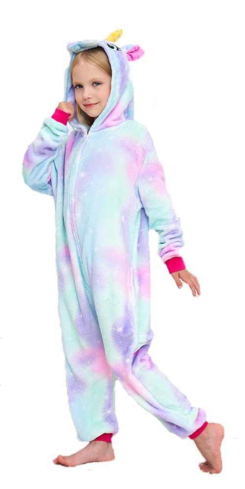 Unisex Children Unicorn Pyjamas Halloween Kids Onesie Costume