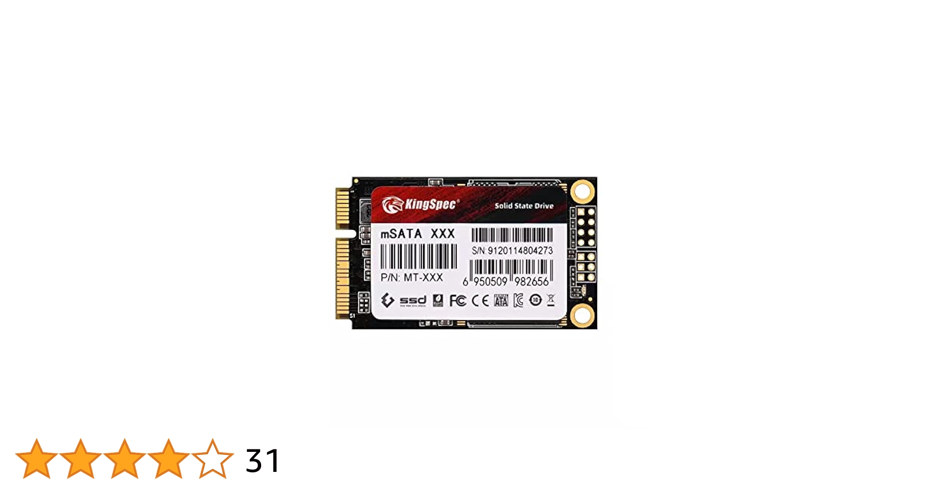 Amazon.com: KingSpec 1TB mSATA SSD, Super Speed Internal