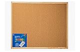 Tablero de Corcho para pared con Moldura Robusta, 50x40 cm - Tablón de anuncios
