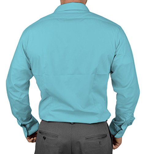 Moda Di Raza Mens Dress Shirt, French Cuff Shirt, Slim and Regular Fit, Dress Shirt for Men, Cufflink Shirts for Men4