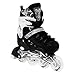 Kids Adjustable Inline Roller Blade Skates Scale Sports Black Large Sizes for Ladies Teens Safe Durable Outdoor Featuring Illuminating Front Wheels 905