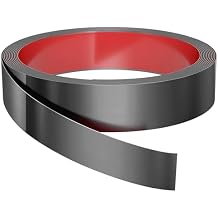 Wall Trim Peel and Stick 16.4 ft x 2 in, Flexible Stainless Steel Molding for Wall, Ceiling, Fireplace, Furniture, Door, Mirror Frame, Craft Decoration Brushed Black