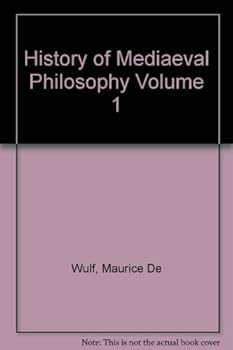 Hardcover History of Mediaeval Philosophy Volume 1 Book