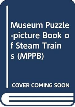 Paperback Museum Puzzle-picture Book of Steam Trains Book