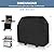 EVLIQUIL Grill Cover for Outdoor Grill,BBQ Gas Grill Cover 52 Inch,Heavy Duty Waterproof UV & Fade Resistant Barbecue Cover Fit for Weber Char-Broil Nexgrill Brinkmann and More Outside(Black).