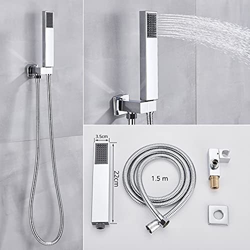 Robinet de salle de bain mural haut de gamme avec mitigeur de douche