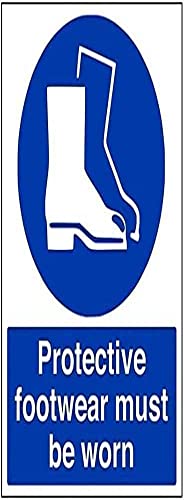 Image of Mandatory PPE - Protective Footwear Must Be Worn - 200 X 300mm