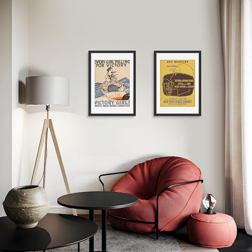 Picrit 14x20 Picture Frame 3 Pack, Black Poster Frame, Display Poster 12 x 16 with Mat or 14 x 20 without Mat for Horizontal or Vertical Wall Mounting