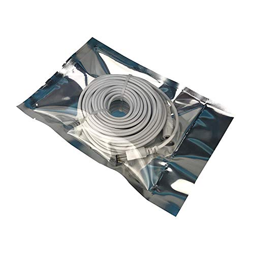 Vanxse CCTV Dc 12v Power Extension Cable 10m(30ft) 2.1x5.5mm for CCTV Security Cameras IP Camera Dvr Standalone in White Color-WPC10M