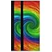 Oarencol Lot de 2 housses de poignée de porte de réfrigérateur motif tourbillon arc-en-ciel chic et coloré pour réfrigérateur, four, lave-vaisselle