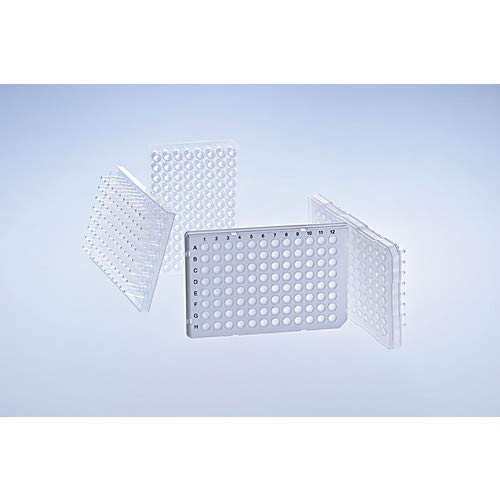 1138L08BG, 96 Well Polypropylene PCR Microplate with Half-Skirt, ABI Fast, Natural, Pack of 10
