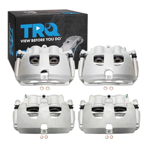 Image of TRQ Brake Caliper Set Compatible with 2009-2010 Dodge Ram 2500, 3500 2012 Ram 1500 2011-2018 2500 3500