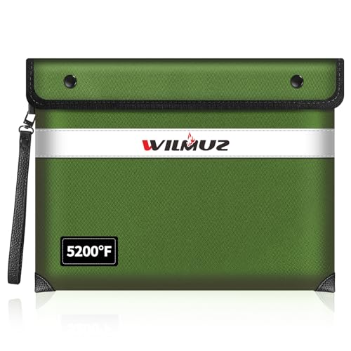 Image of Fireproof Bag Dual Reflective Strips, Waterproof Zipper, 5200F Heat