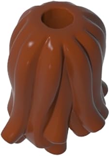 Gobricks GDS-90097 24085 76750 Props Mop, Reddish Brown, 10 pcs Brick Parts | Compatible with LEGO bricks. MOC brick replacement parts, consistent color matching, precision manufacturing.
