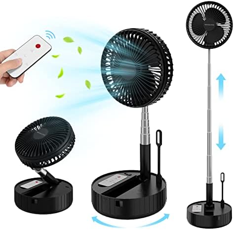 Lontor Con 2Lwater Serbatoio Di Carica Ventola Solare Oscillante Ventilatori Acdc Ricaricabile In Piedi Ventola Acqua Nebulizzazione - Foto 8