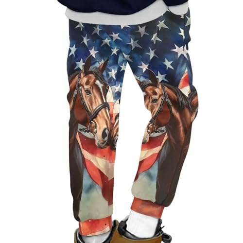 Boy's Sports Pants Sweatpant High Waist Trousers Casual Jogging Bottoms Activewear Pants for 4-15T4