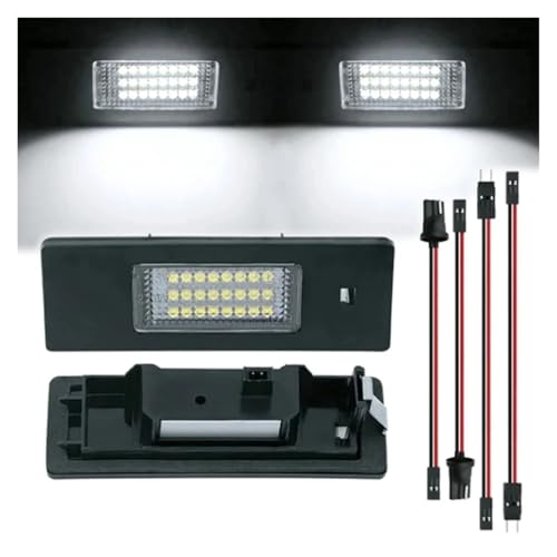 Luces LED para matrícula trasera: iluminación blanca sin fallos en cuadro para BMW 2