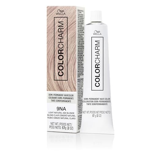 COLORCHARM Demi Permanent Hair Color | 9NA Light Natural Ash Blonde | Gloss, Refresh & Tone | 2 Fl Oz