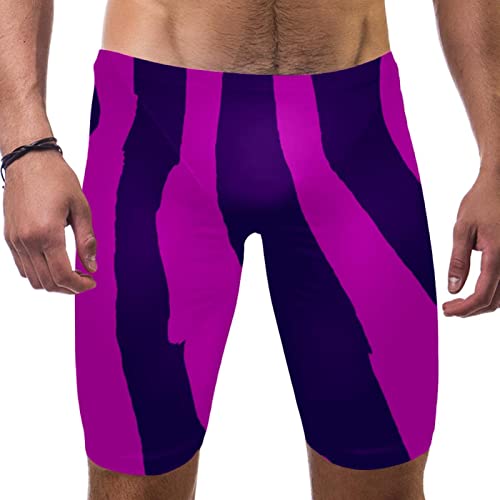 Traje de baño de pierna cuadrada bañador atlético de hombre para natación