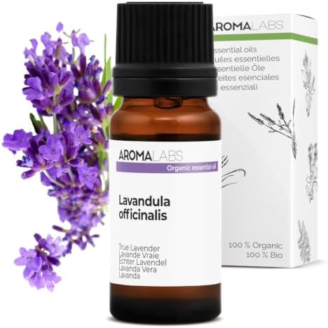 Lavanda Verdadera BIO (Lavandula officinalis) - 10 mL - Aceite Esencial Quimiotipado y Certificado AB - Relajación & Descanso - Aroma Labs