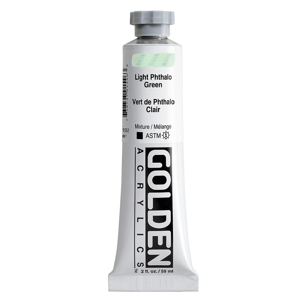 Golden : Heavy Body : Acrylic Paint : 59ml : Light Phthalo Green I