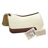 5 Star - 1 1/8' Extra Thick Rancher Western Saddle Pad - The Rancher Performer Full Skirt 32' x 32' This Horse Saddle Pad is Great for Ropers and Ranchers. Free Sponge Saddle Pad Cleaner Included