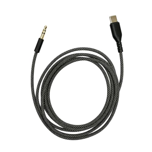 USB C - 3.5mm�w�b�h�t�H���P�[�u�� | �R���o�[�^�`�b�v�A�ґg150cm�����R�[�h�A�����b�L�v���O�A�X�g���C�������[�t WH 1000XM5 WH 1000XM4�p