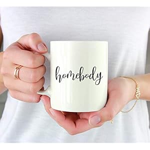 Andaz Press Funny 11oz Coffee Mug Gift Homebody 1 Pack Novelty Birthday Christmas Hot Chocolate Cup