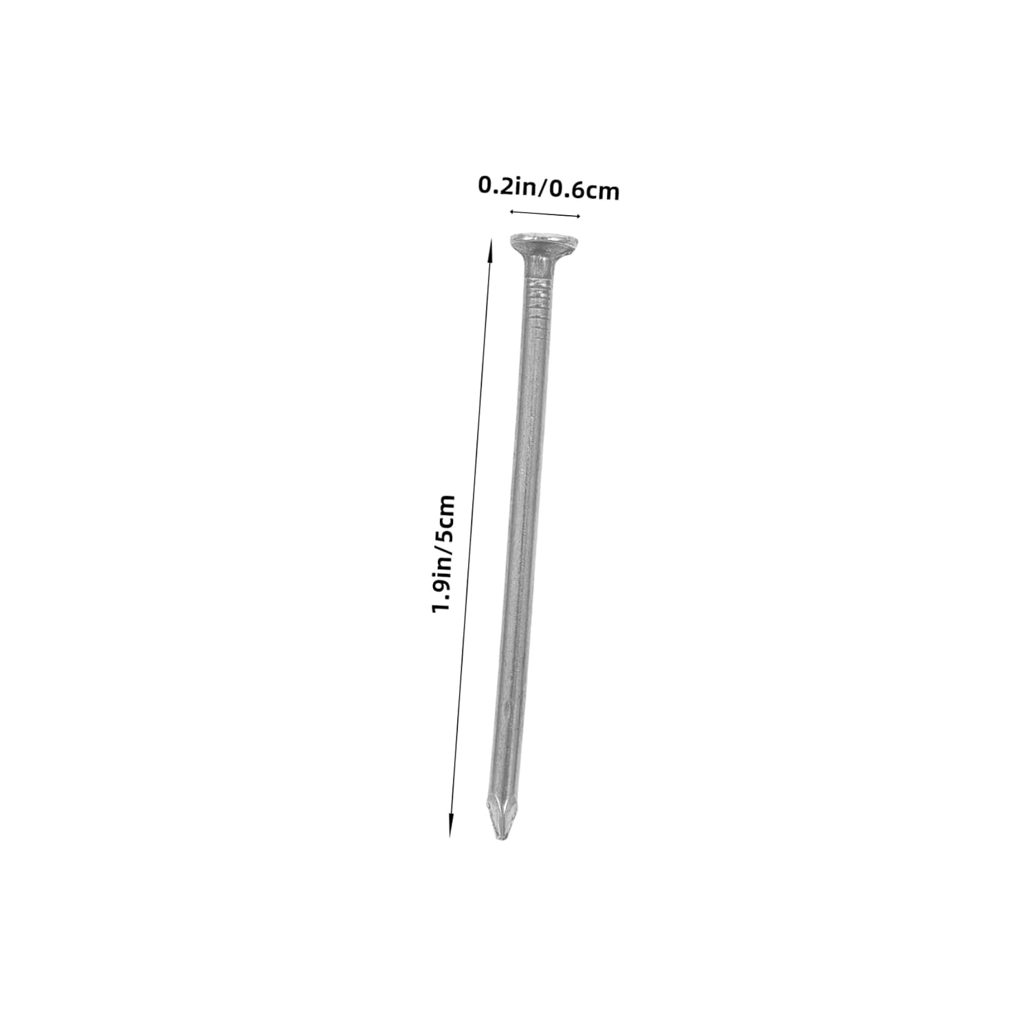 Cabilock 500g Iron Nails Heavy Duty Hardware Nails Road Door Frame Fasteners Landscape Easy to Use for DIY Projects
