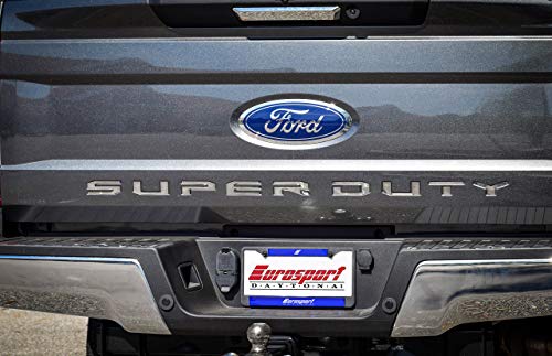 Image of Eurosport Daytona 2017 Ford Super Duty Chrome Tailgate Lettering Kit