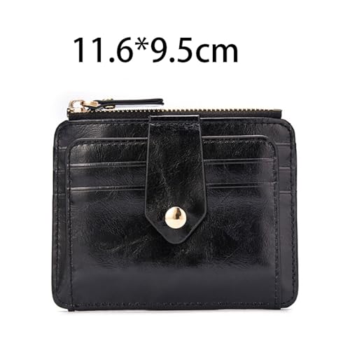 men's wallet Luxury Slim Bifold Wallet for Men Mini PU Leather Card Holder Stylish Small Wallet in 2 Colors(Brown)3