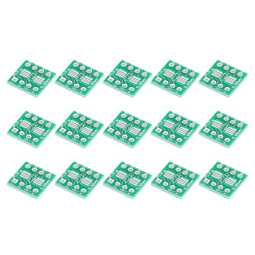 MECCANIXITY 15 adaptadores SOIC-8 a DIP-8 de PCB verde miniatura 1