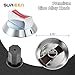 SURIEEN Gas Stove Range Valve with Metal Alloy Knob and Orifice Pack Kit, 0.7mm, 1.2mm, 2.0mm, 2.5mm, 3.2mm, Fitting for Hotel Commercial Kitchen Gas Control Valve