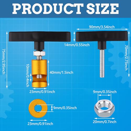 Image of 6Pcs Car Hood Prop Struts Clamp Lift Support Clamp Hood Strut Clamps 0.55 inchLift-s Support Retaining Clip for Car Cars Hoods Prop Rod Rod Retaining Holder Tool (BK,YE, RD)
