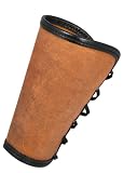 Battle-Merchant Mittelalter Armschützer aus Leder, Paar