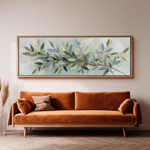 Art du milieu du siècle tableau d'olivier sur toile premium - 2
