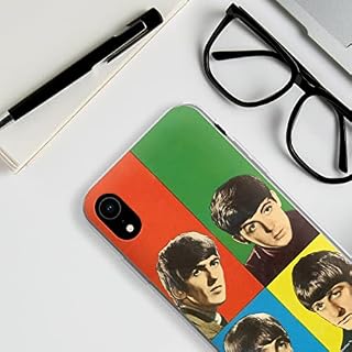 DeinDesign Coque en Silicone Compatible avec Apple iPhone XR Etui Silicone Coque Souple Rock ‘n’ Roll Visages The Beatles - Les Beatles, Paul McCartney, John Lennon, RIngo Starr, George Harrison DeinDesign Coque en Silicone Compatible avec Apple iPhone XR Etui Silicone Coque Souple Rock 'n' Roll Visages The Beatles – Image 4