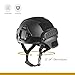 OneTigris Helmet MICH 2000, 3mm ABS Plastic Adjustable ACH Tactical Helmet with Ear Protection, Front NVG Mount and Side Rail (Sandy)