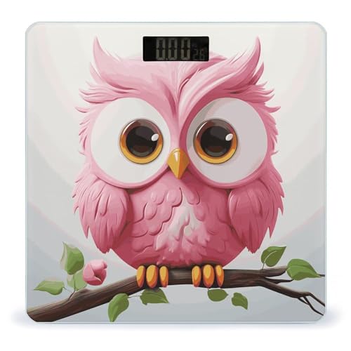 Báscula de baño digital con plataforma de vidrio templado miniatura 1